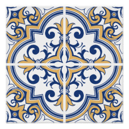 ポルトガルのタイル1 ポスター