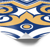 ポルトガルのタイル1 ポスター (コーナー)