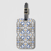 ポルトガルのタイル1 ラゲッジタグ (正面縦)