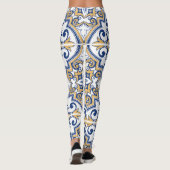 ポルトガルのタイル1 レギンス (裏面)