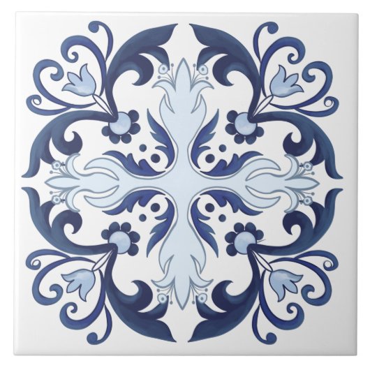 ポルトガルのタイル、アズレジョのセラミックタイル タイル (正面)
