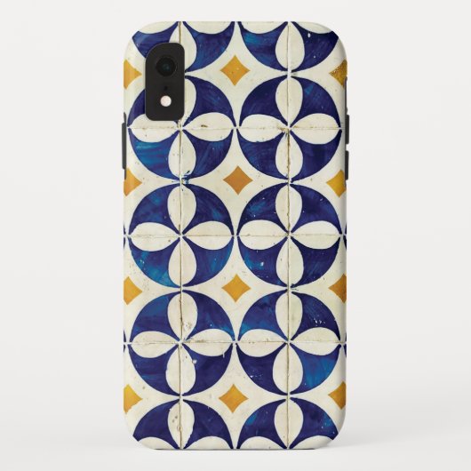 ポルトガルのタイル - アズレージョ模様のデザイン Case-Mate iPhoneケース (裏面)