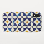 ポルトガルのタイル - アズレージョ模様のデザイン Case-Mate iPhoneケース (裏面(横))