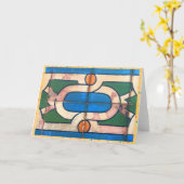 ポルトガルのタイル カード (黄色い花)