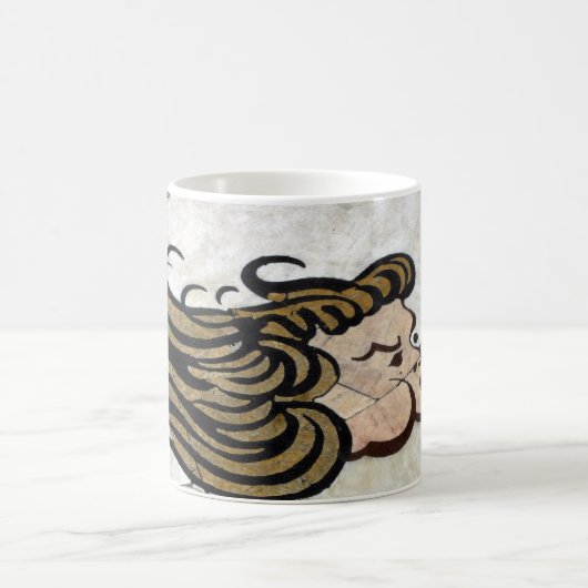 ポルトガルのタイル コーヒーマグカップ (中央)