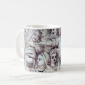 ポルトガルのタイル コーヒーマグカップ (正面左)