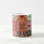ポルトガルのタイル:タラベラスタイルアズレジョ。 コーヒーマグカップ (中央)