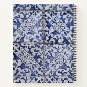 ポルトガルのタイル – フローラレシピ空白のスケッチ ノートブック (裏面)