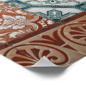 ポルトガルのタイル ポスター (角)