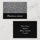 ポルトガルのタイル 名刺 (正面/裏面)