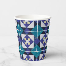 ポルトガルのタイル – Azulejoダイヤモンド幾何学模様