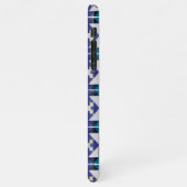 ポルトガルのタイル – Azulejoダイヤモンド幾何学模様 iPhoneケース (左側)