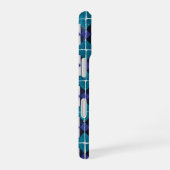 ポルトガルのタイル – Azulejoダイヤモンド幾何学模様 iPhone 16ケース (右側面)