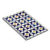 ポルトガルのタイル – Azulejoパターンデザイン ノートブック (右側)