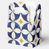 ポルトガルのタイル – Azulejoパターンデザイン フェイバーボックス (オープン)