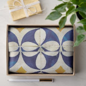 ポルトガルのタイル – Azulejoパターンデザイン 薄葉紙 (ギフト)