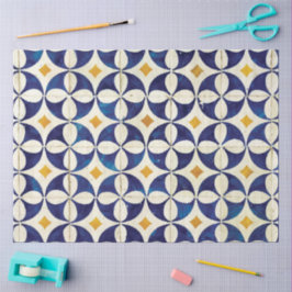 ポルトガルのタイル – Azulejoパターンデザイン 薄葉紙