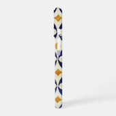 ポルトガルのタイル – Azulejoパターンデザイン iPhone 16ケース (左側面)