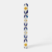 ポルトガルのタイル – Azulejoパターンデザイン iPhone 16ケース (右側面)