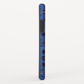 ポルトガルのタイル – Azulejoブルーフローラリーフデザイン Case-Mate iPhoneケース (裏面/右)