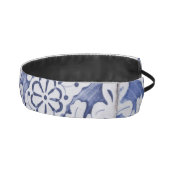 ポルトガルのタイル – Azulejo青と白のフローラ アスレチックヘッドバンド (右)