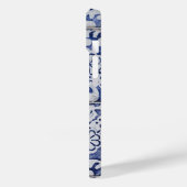 ポルトガルのタイル – Azulejo青と白のフローラ Case-Mate iPhoneケース (裏面 / 左)