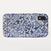 ポルトガルのタイル – Azulejo青と白のフローラ Case-Mate iPhoneケース (裏面(横))