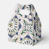 ポルトガルのタイル – Azulejo カラフル Geometric フェイバーボックス (裏面サイド)