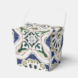 ポルトガルのタイル – Azulejo カラフル Geometric フェイバーボックス