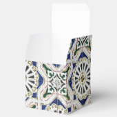 ポルトガルのタイル – Azulejo カラフル Geometric フェイバーボックス (オープン)