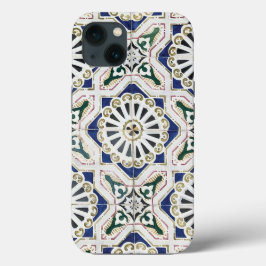 ポルトガルのタイル – Azulejo カラフル Geometric iPhone 13ケース