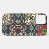 ポルトガルのタイル： Talaveraスタイルシームレス Case-Mate iPhoneケース (裏面 (横))