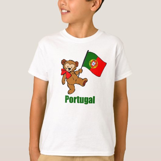 ポルトガルのテディー・ベアのTシャツ Tシャツ (正面)