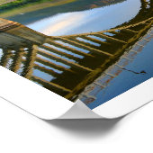 ポルトガルのドゥーロ川に架かる道路橋 ポスター (角)