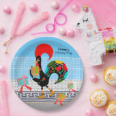 ポルトガルのニワトリとギフト1st誕生日パーティー ペーパープレート (パーティー)