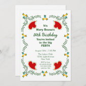 ポルトガルのニワトリの誕生日パーティー 招待状 (正面/裏面)