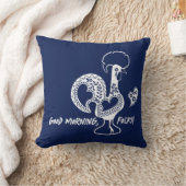 ポルトガルのニワトリモダンのシルエット クッション (ブランケット)