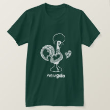 ポルトガルのニワトリモダンのシルエット