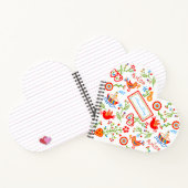 ポルトガルのバレンタインのラブハンカチ ノートブック (内部)