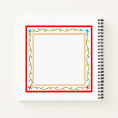 ポルトガルのバレンタインのラブハンカチ ノートブック (裏面)