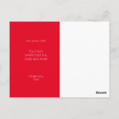 ポルトガルのバレンタインのラブハンカチ ポストカード (裏面)