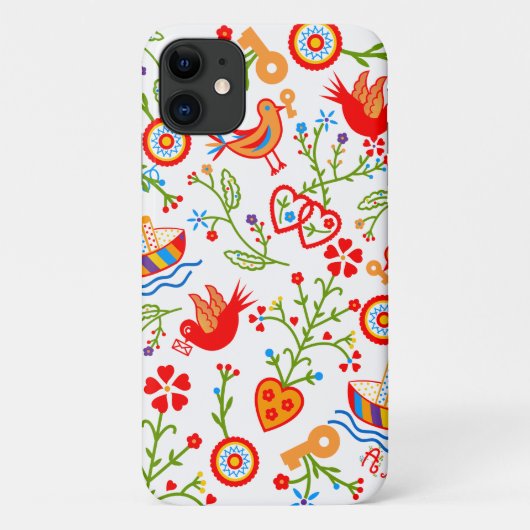 ポルトガルのバレンタインのラブハンカチ Case-Mate iPhoneケース (裏面)