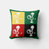 ポルトガルのバーセロスのオンドリカラフル クッション (正面)