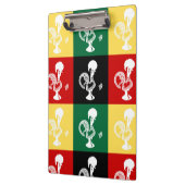 ポルトガルのバーセロスのオンドリカラフル クリップボード (左)