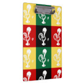 ポルトガルのバーセロスのオンドリカラフル クリップボード (右)