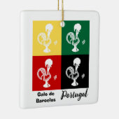 ポルトガルのバーセロスのオンドリカラフル セラミックオーナメント (右)