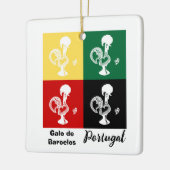 ポルトガルのバーセロスのオンドリカラフル セラミックオーナメント (左)
