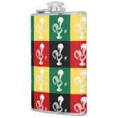 ポルトガルのバーセロスのオンドリカラフル フラスク (左)