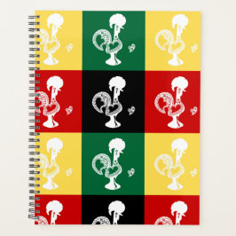 ポルトガルのバーセロスのオンドリカラフル プランナー手帳