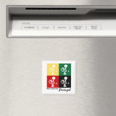 ポルトガルのバーセロスのオンドリカラフル マグネット (インサイチュ (食洗機))